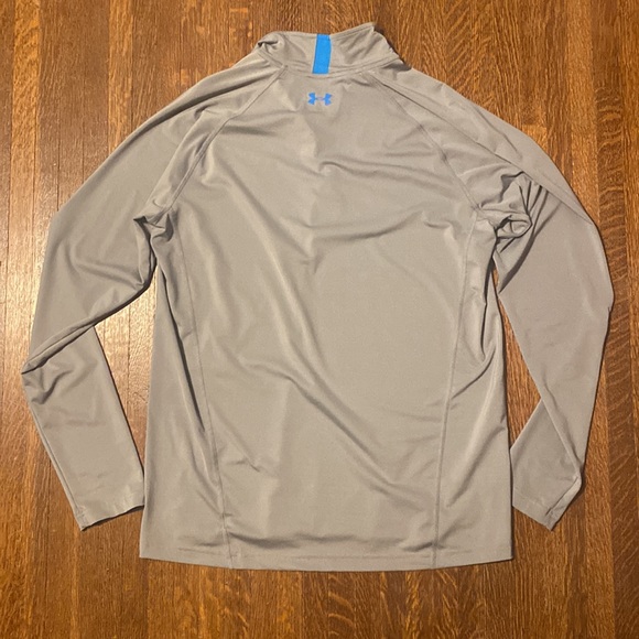 Under Armour allseasongear lightweight 1/4 zip jacket. Size medium gray - Picture 2 of 5